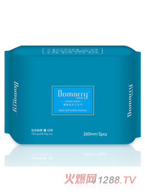多美麗健康私護衛生巾5片-日用260mm