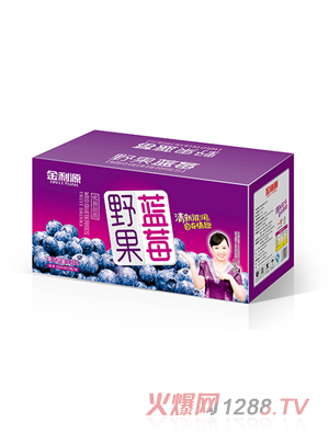 金利源野果藍莓果汁 箱裝