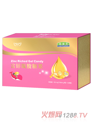 優萊美富鋅凝膠糖果 禮盒裝