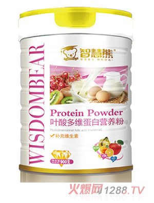 智慧熊葉酸多維蛋白營養粉