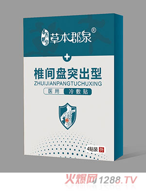 草本郡泉椎間盤突出型醫用冷敷貼