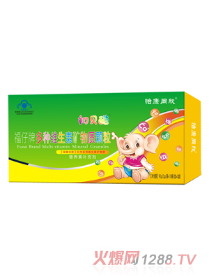 初貝酷福仔牌多種維生素礦物質顆