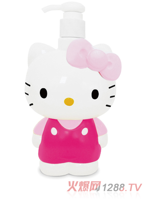 Hello Kitty初酷植物萃取凈爽洗發沐浴露