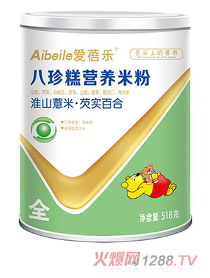 愛蓓樂八珍糕營養米粉-淮山薏米芡實百合