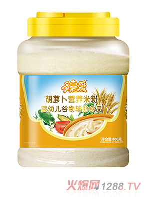 多嘉愛營養米粉桶裝 胡蘿卜