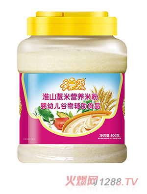 多嘉愛營養米粉桶裝 淮山薏米