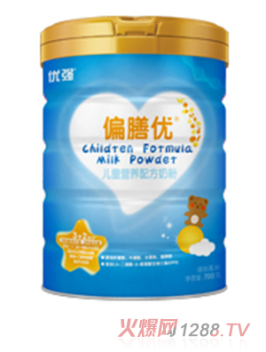 偏膳優兒童營養配方奶粉