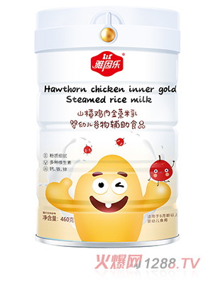 雅因樂山楂雞內金蒸米乳罐裝