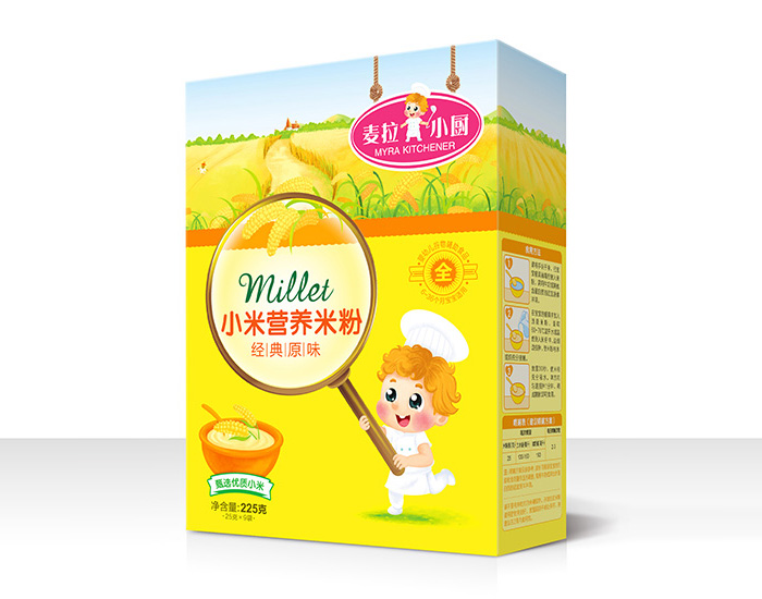 麥拉小廚-小米營養米粉盒裝-經典原味