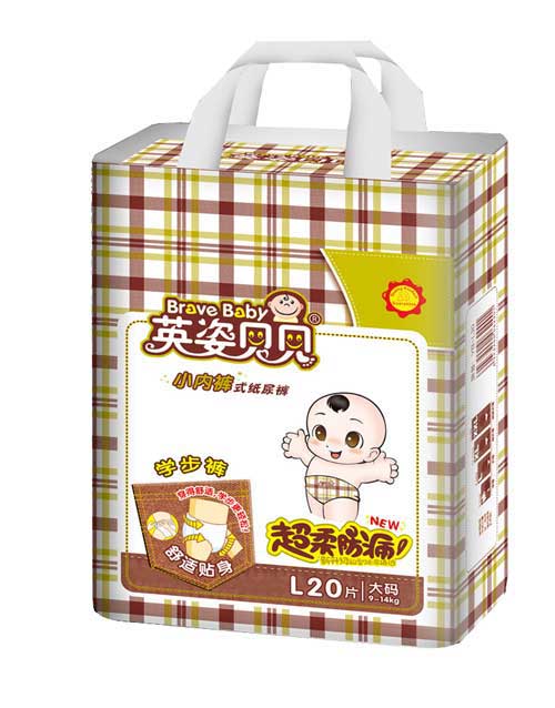 英姿貝貝小內褲式紙尿褲L