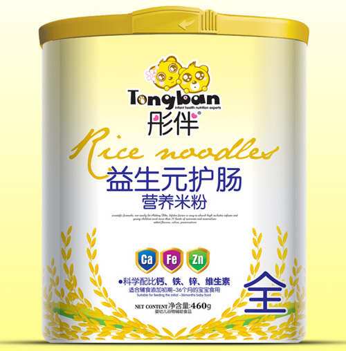 彤伴益生元護腸營養(yǎng)米粉桶裝