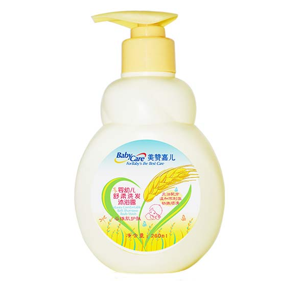 美贊嘉兒舒柔洗發沐浴露