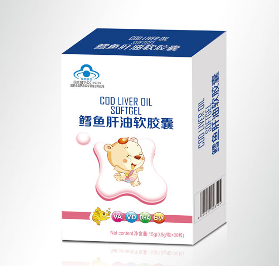 康琪100藍帽鱈魚肝油30粒(紙盒)