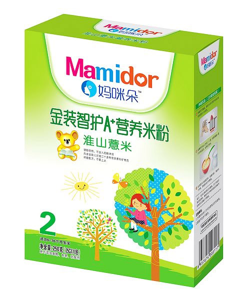 媽咪朵智護淮山薏米A+營養米粉(盒裝)