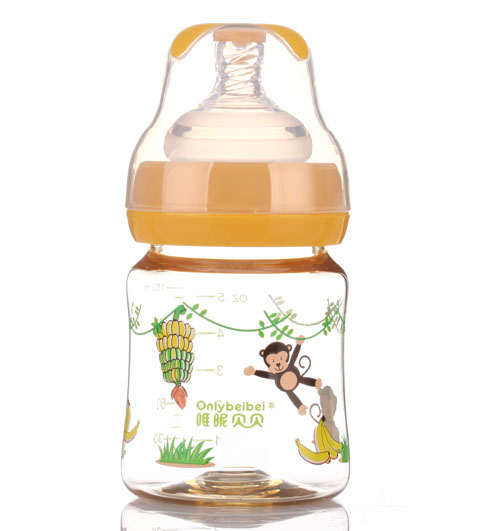 唯昵貝貝寬口PPSU奶瓶150ml黃色