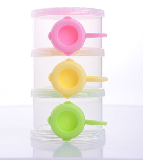 唯昵貝貝彩色三層奶粉