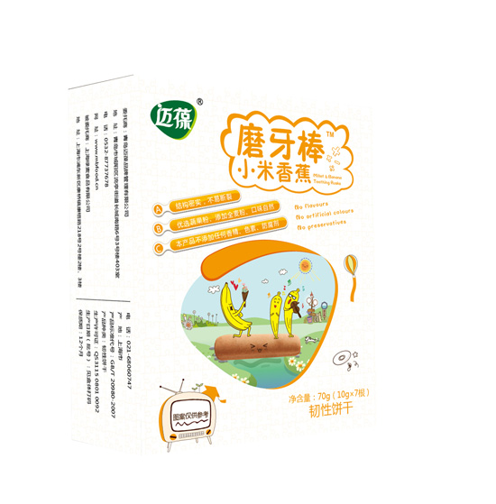 邁葆小米香蕉磨牙棒