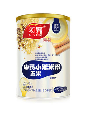 阿穎經典山藥五果小米米粉罐裝