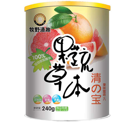 牧野漁趣果蔬草本香橙清清寶聽裝