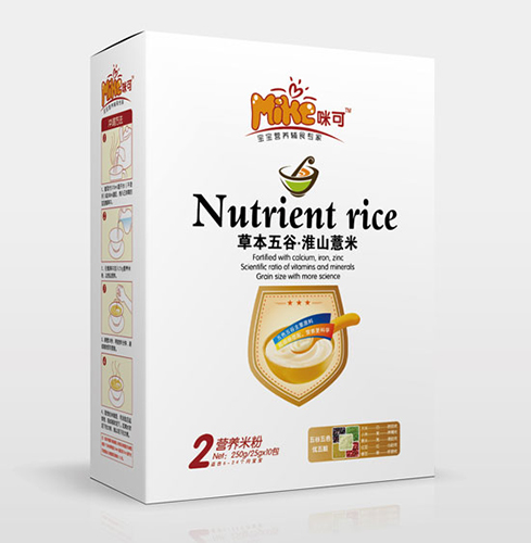 咪可草本五谷淮山薏米營養米粉2段