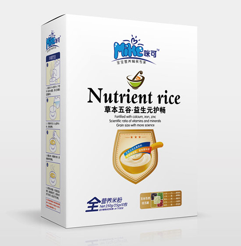 咪可草本五谷益生元護腸營養米粉全段