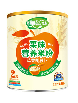 美滋滋蘋(píng)果胡蘿卜果味營(yíng)養(yǎng)米粉